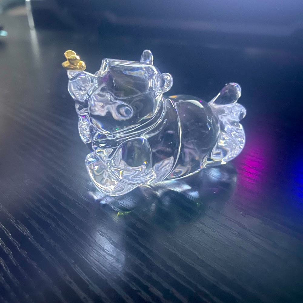 Lenox Disney Winnie the Pooh Bear Crystal Figurine